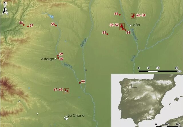 کشف بقایای ده‌ها کمپ نظامی رومی در اسپانیا