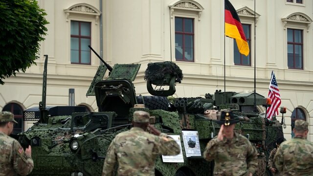 حمایت آلمان از وجود سربازان آمریکایی با هدف منافع مشترک