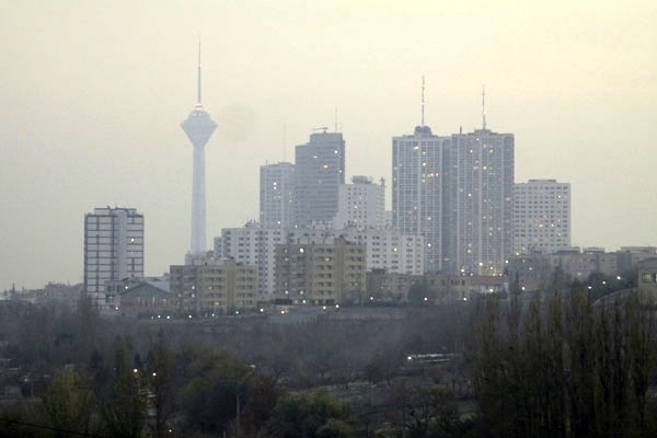 بهبود کیفیت هوای ناسالم تهران با وزش باد