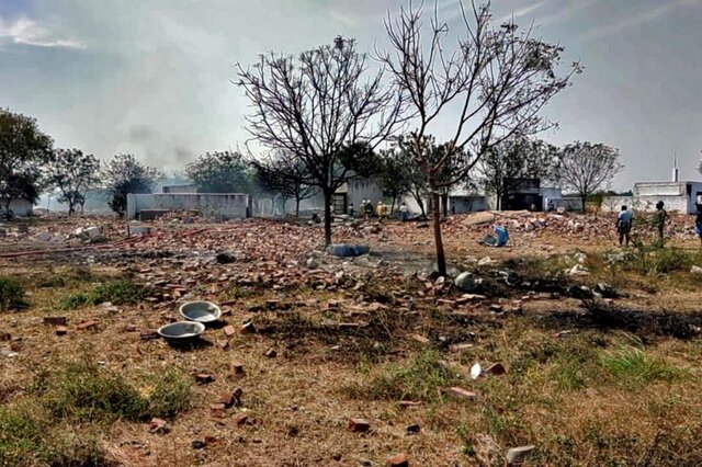 کشته شدن 19 تن در انفجار کارخانه ترقه سازی هند