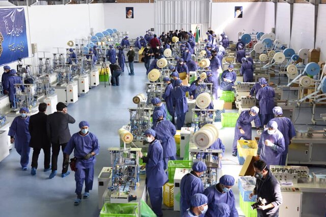 کارخانه جدید تولید ماسک با ظرفیت ۲ میلیون در روز افتتاح می شود