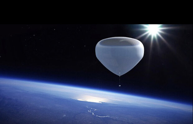 توریست‌های فضایی با بالن به فضا می‌روند